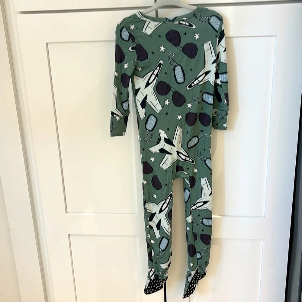 Posh Peanut airman footie zippered one piece NWT - Picture 3 of 5